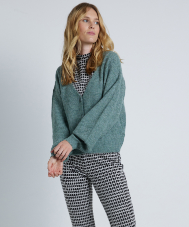 kort vest v-hals