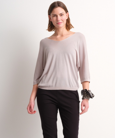 viscose trui vleermuismouw