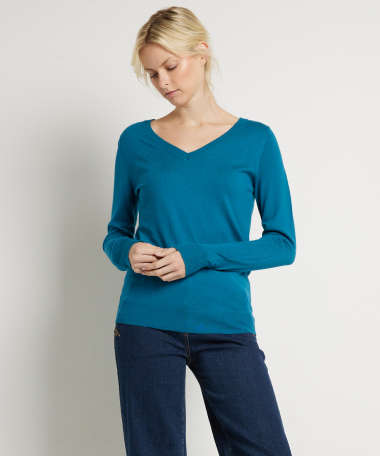 basic trui v-hals