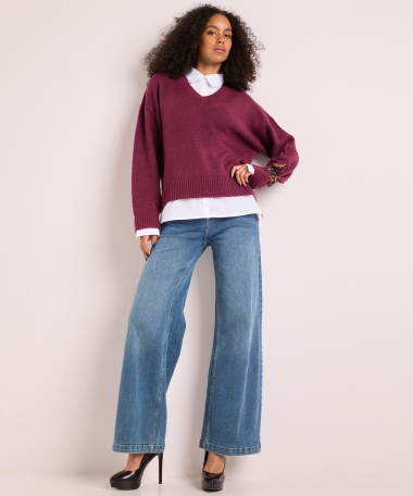trui met blouse
