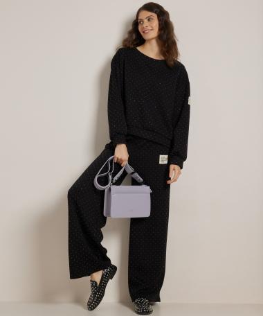 glitter trui mouwlabel