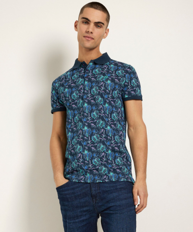 polo met bladerprint
