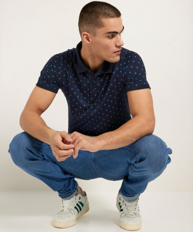 polo met pijlprint