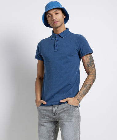 uni pique polo