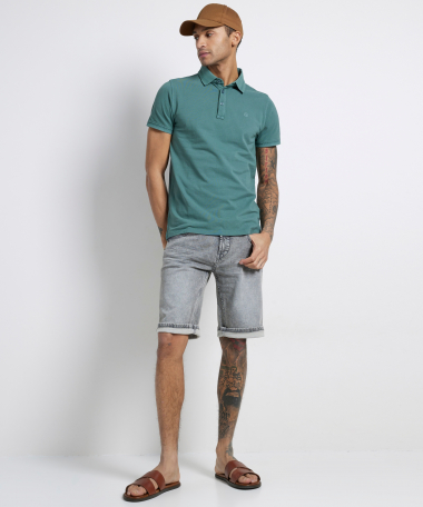 uni pique polo