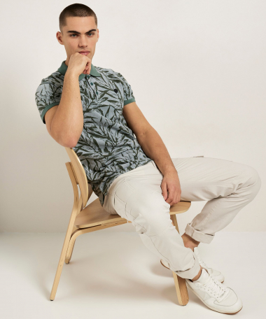 polo met bladprint