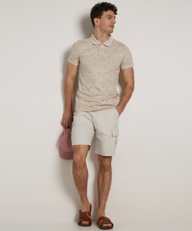 polo met all-over print