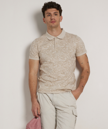 polo met all-over print