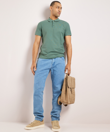 polo met knoopsluiting