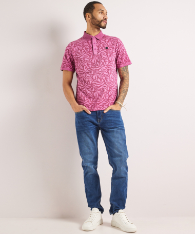polo met bladprint