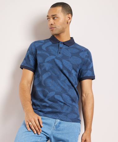 pique polo bladerprint