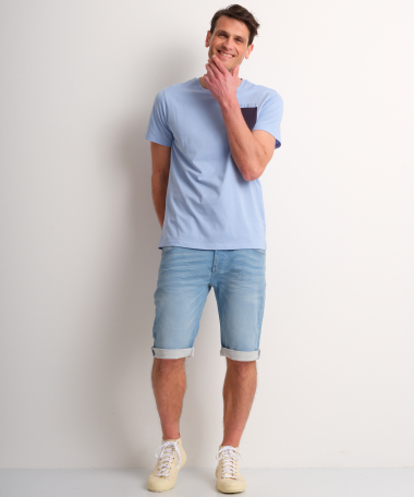 jersey t-shirt borstzakje