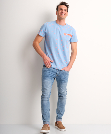 jersey t-shirt met print