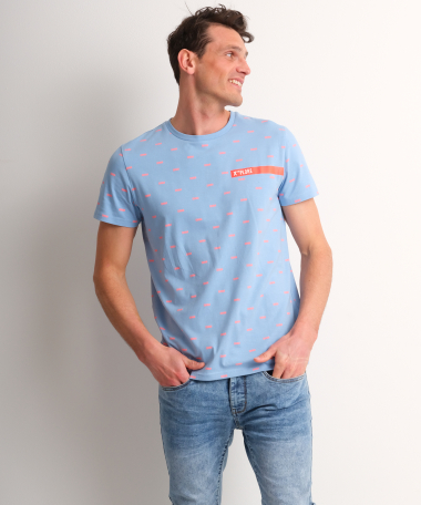 jersey t-shirt met print
