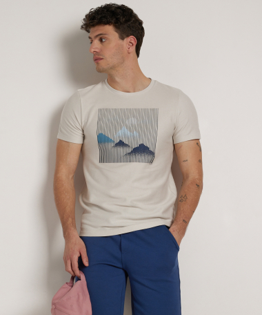 t-shirt met frontprint