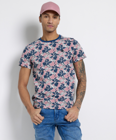 t-shirt met bloemenprint