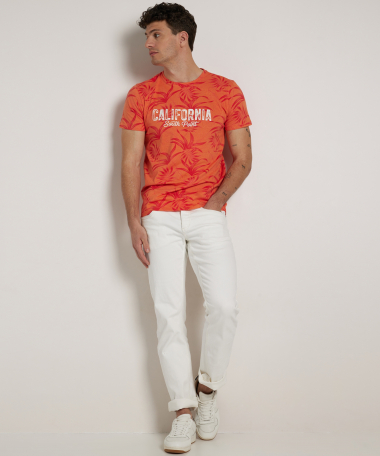 t-shirt met tekstprint