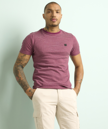 t-shirt met structuur