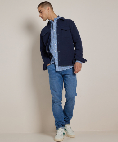 overhemd met ruitjesprint