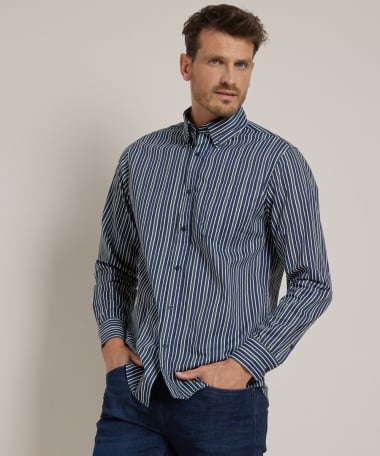 overhemd met streepjesprint