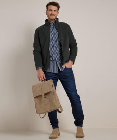 overhemd met streepjesprint