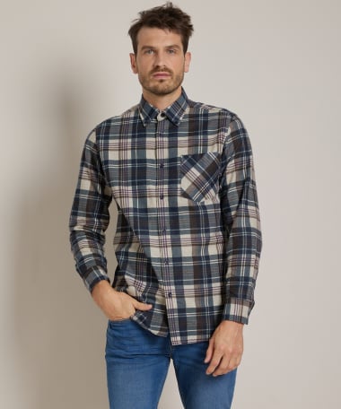 flanel overhemd met print