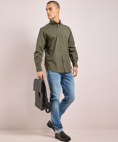 basic overhemd uni