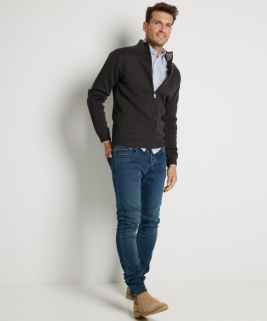jacquard vest