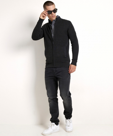 vest met nylon details