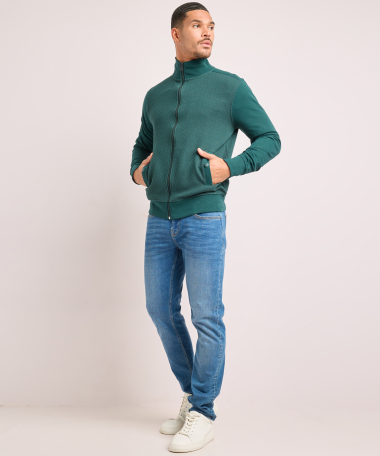 vest met structuur