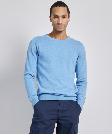 basic trui met ronde hals