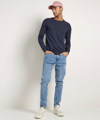 basic trui met ronde hals
