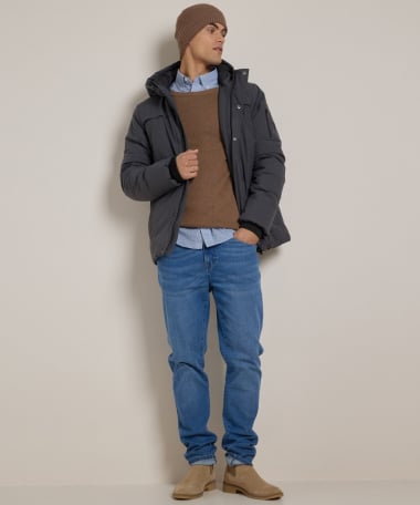 basic trui met ronde hals