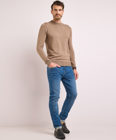 pullover met ronde hals