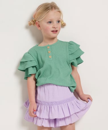 t-shirt met knoopjes