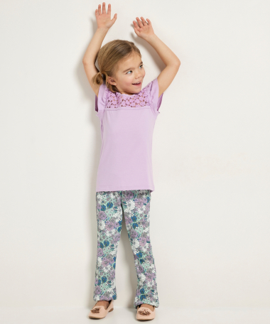 t-shirt met kanten details