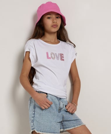 oversized t-shirt met embroidery