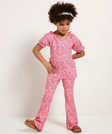 t-shirt met roze print
