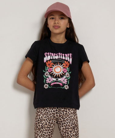 t-shirt met frontprint