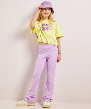 kort t-shirt met print