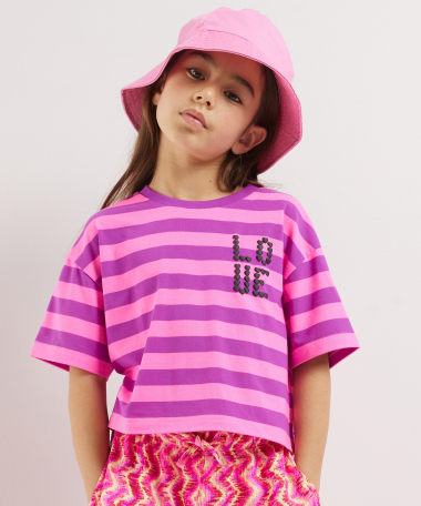 oversized t-shirt gestreept