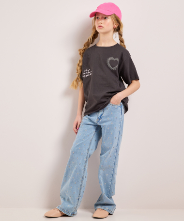 oversized t-shirt met print