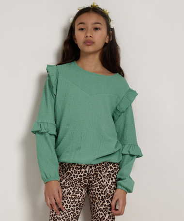 top met ruchemouwen