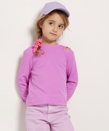 top met schouderdetails