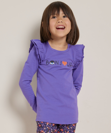 top met schouderruches