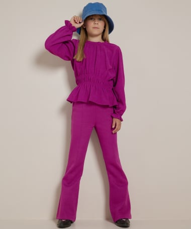 top met elastische taille