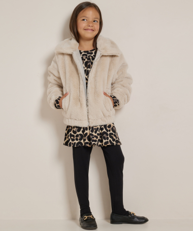 panterprint top met ruches