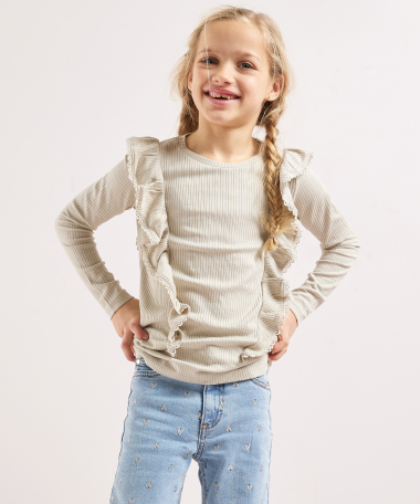 glitter top trendy ruches