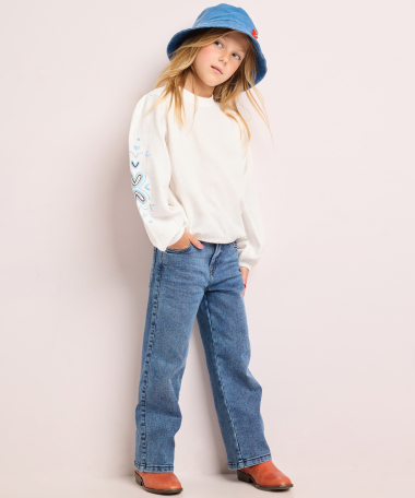 blouse met embroidery