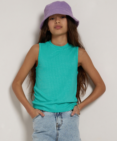 singlet met hoge hals